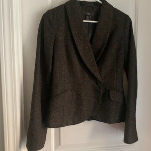 H&M Women’s Wool Blazer Brown Size 4